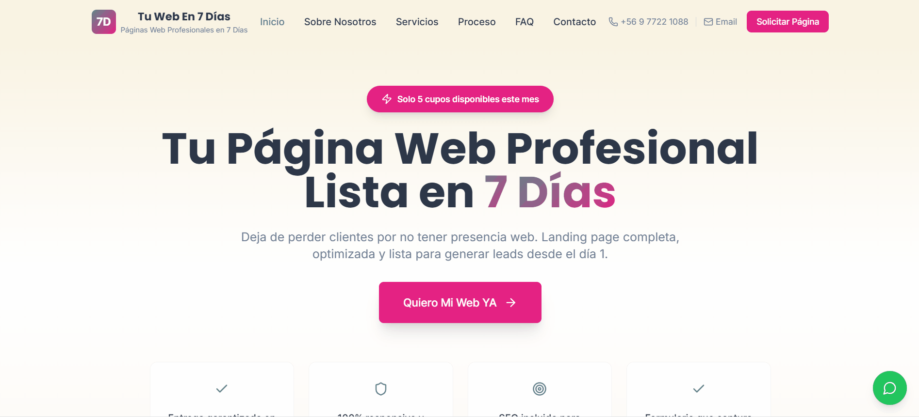Tu Web En 7 Días